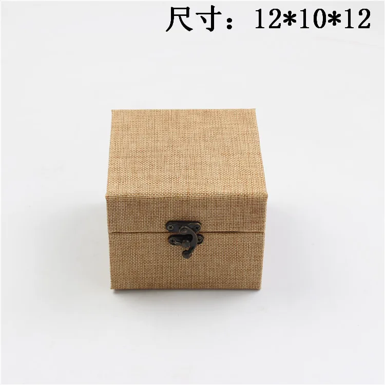Retro Linen Box Tea Set Tea Cup Build Light Tea Pot Tea Containers Mug Geware Tea Containers Gift Box