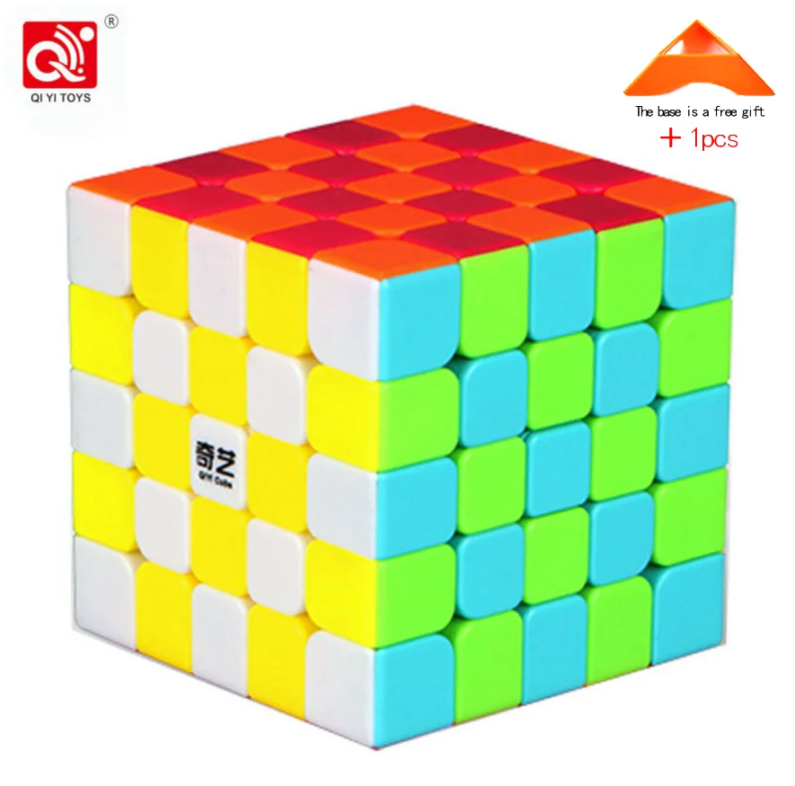 Нео Куб 5x5x5 Cubo Magico Qiyi Qizheng S волшебный куб 5x5 без наклеек кубический антистресс 5 на 5 игрушки для детей