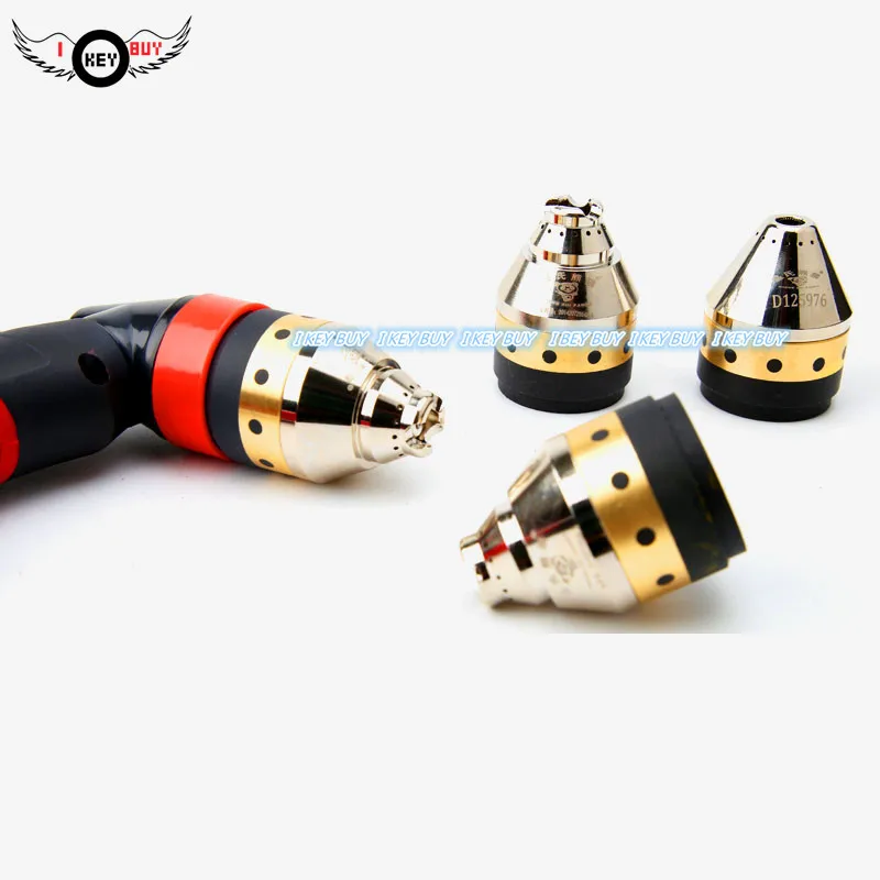 P80 Protective Cover Plasma Torch Cutting Nozzle Protection Sleeve Instead Guide Wheel Ceramic Contact Cutter Protective Cover afbeelding
