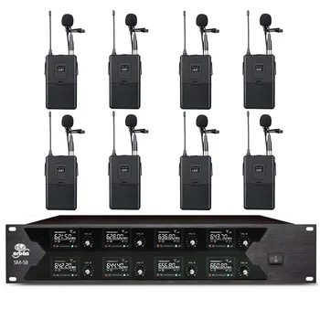 

Professional wireless microphone series UHF microphone lavalier microphone for school performances outdoor activities church