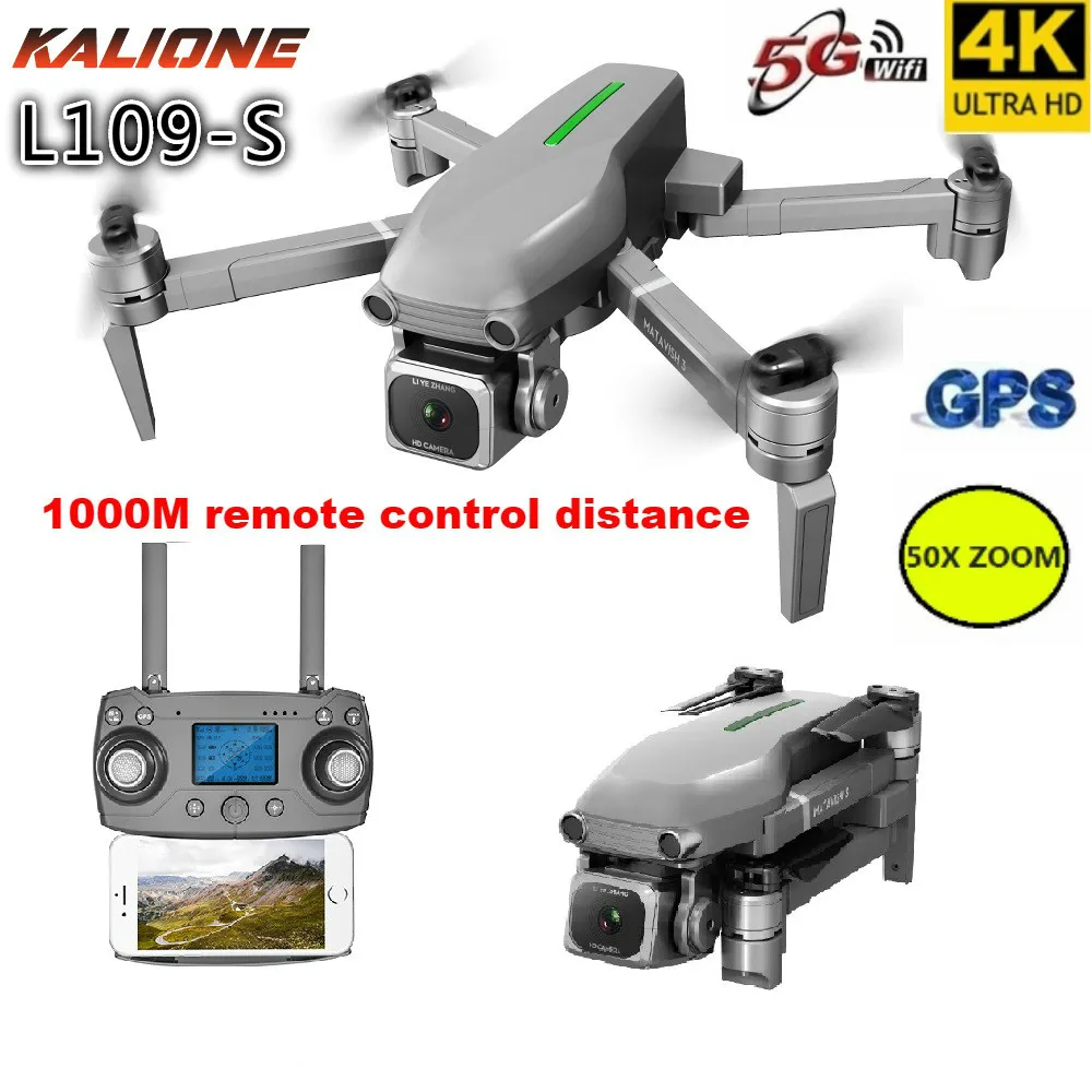 

L109-S GPS Drone 4K 5G WIFI 1Km quadrocopter with camera HD Folding drones Anti-shake quadcopter profissional mini drone VS L109