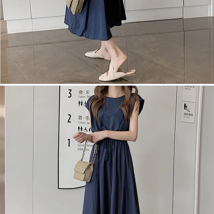 10 colors S-2XL Summer Women Dress Maxi Evening Female Vintage Dress Oversize Short Sleeve Beach Dresses Robe Vestido Cotton