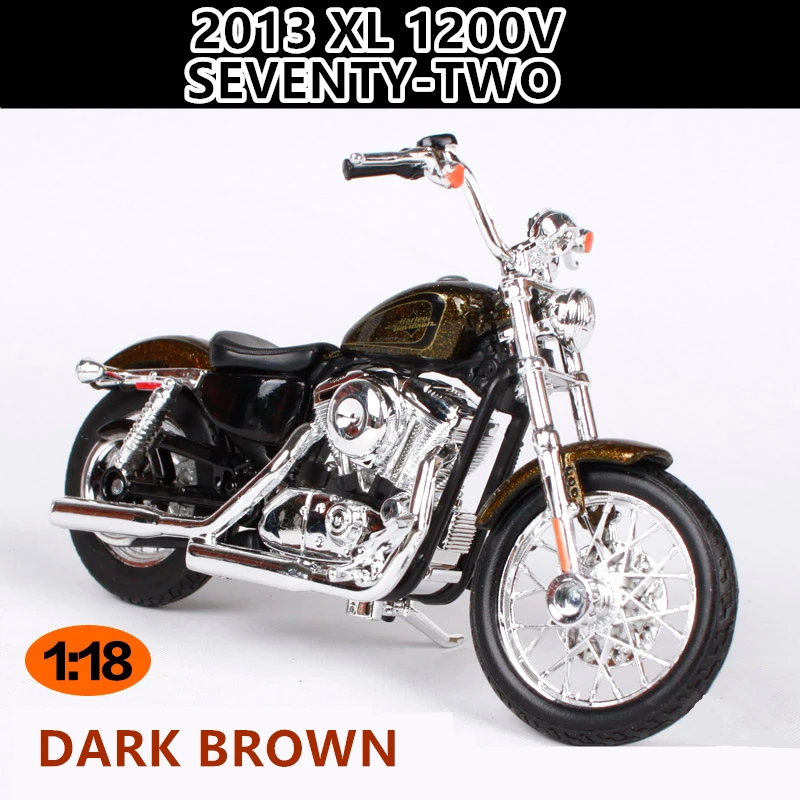 Maisto 1:18 мотоцикл Harley оригинальная Авторизованная модель мотоцикла из сплава игрушечный автомобиль Коллекционирование - Цвет: 2013