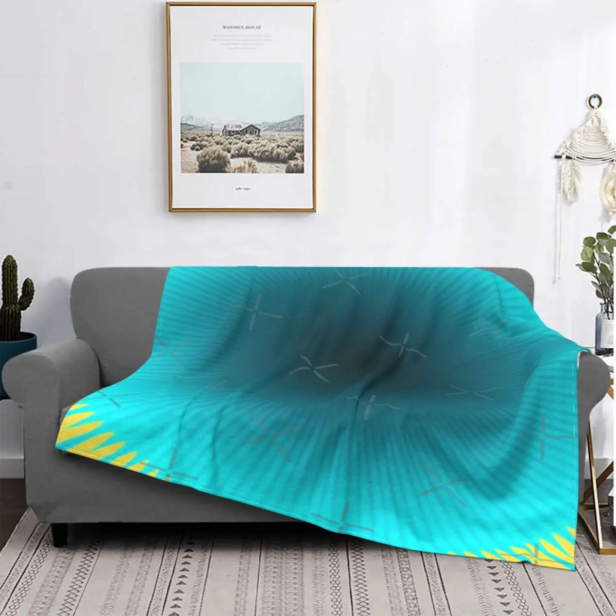 Manta De Caleidoscopio Para Niños, Cubrecama A Cuadros, Cobertor Tcw Mico Para Cama, Sofá, Cama Y Playa