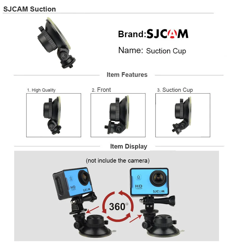 SJCAM SJ9 Strike аксессуары водонепроницаемый корпус чехол для SJ9 Max сумка для хранения крепление на присоске держатель для SJ9 экшн-камеры