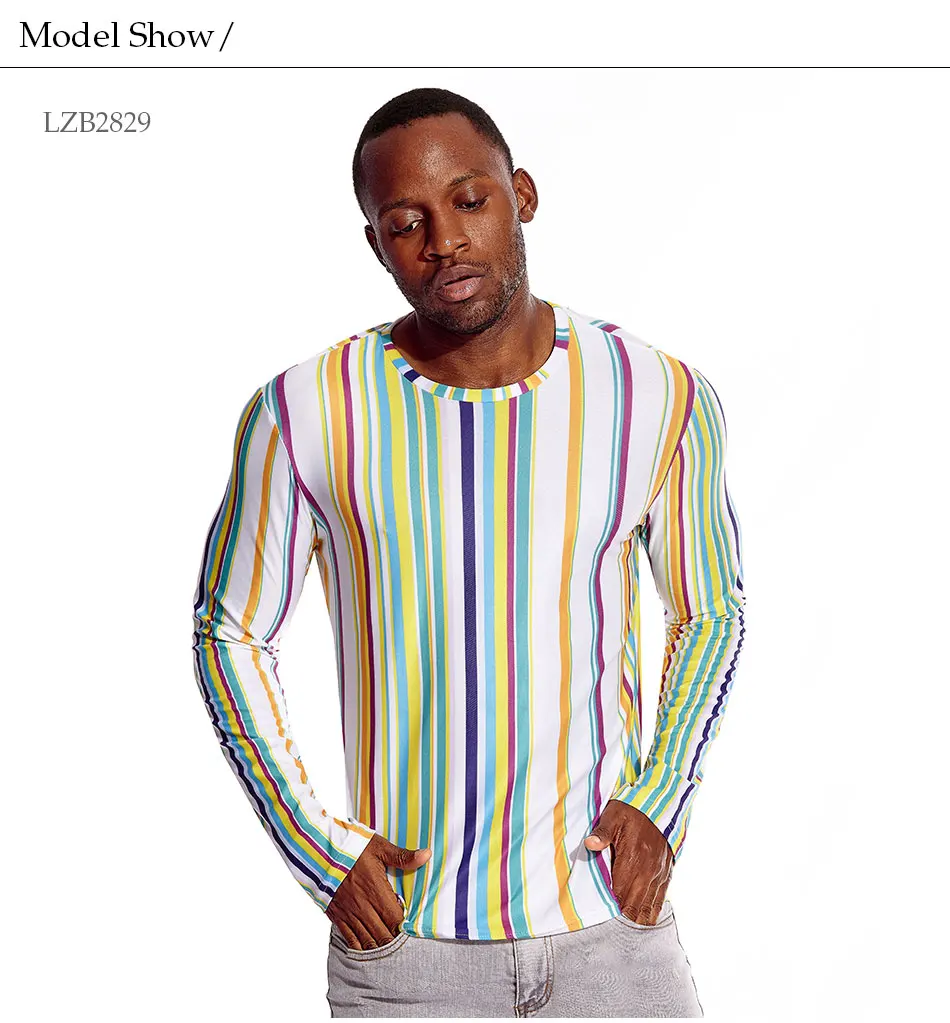 Shirt Multi Color Striped Tshirt 