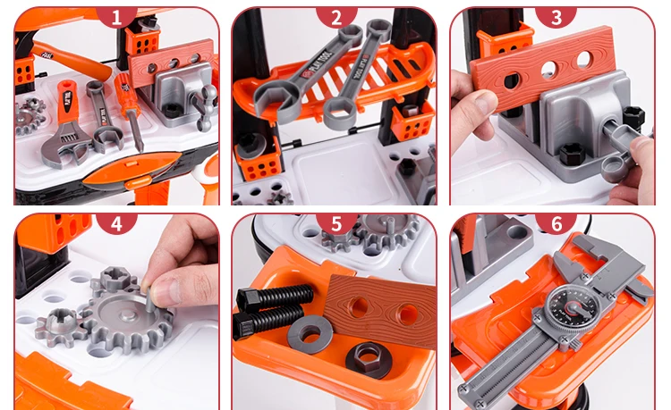 Игровой домик Детский Набор инструментов Набор игрушек отвертка моделирование ремонт платформы мальчик детская дрель плотник инструменты без батареи