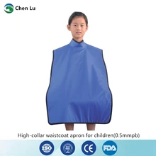 Подлинная рентгеновская гамма-Лучевая Защитная детская Стоматологическая фартук с высоким воротником радиологическая защита 0,5 mmpb детский свинцовый жилет фартук