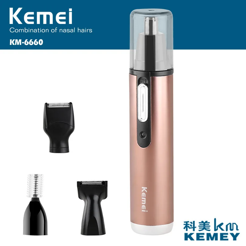 

US Bureau of Km-6660 Electric Nose Hair Trimmer Multi-functional 4-in-1 Nose Hair Trimmer