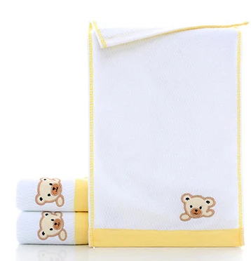 Yellow Хлопок душ для домашних животных полотенце милое мультяшное маленькое полотенце детское мягкое впитывающее полотенце товар для животных для кошки собаки - Цвет: Yellow