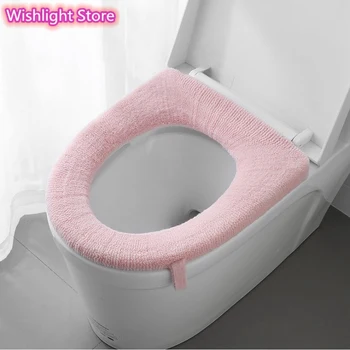 

Soft Bathroom Toilet Seat Washable Warmer Mat Cover Pad Cushion Seat Toilet Toilet Seat Cover Bathroom Accessories