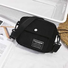 Women Corduroy Shoulder Bag Female Simple Small Square Bag Fashion Messenger Bags Casual Canvas Handbag Cloth Pouch#T1P