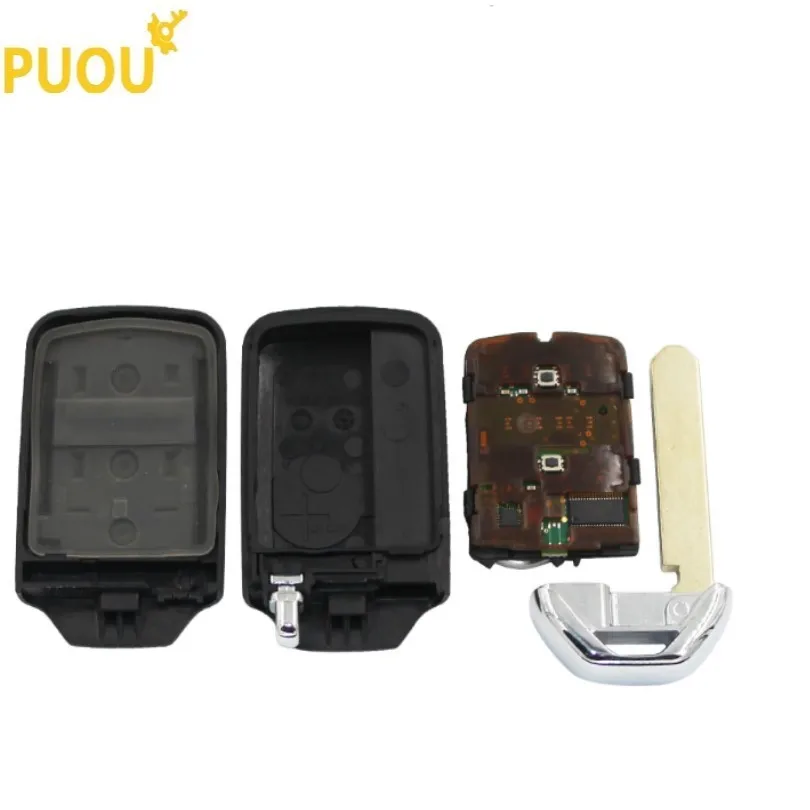 3 Button Smart Car Key Work for Honda City Fit Jazz HRV XRV Venzel Civic Remote Door Lock/Open 433MHz HRV X-Fit 72147-T5A-G01