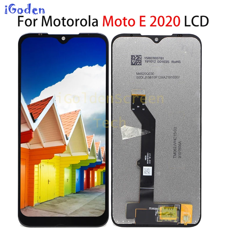 ЖК-дисплей 6 2 дюйма для Motorola Moto E 2020 XT2052 сенсорный экран дигитайзер в сборе |