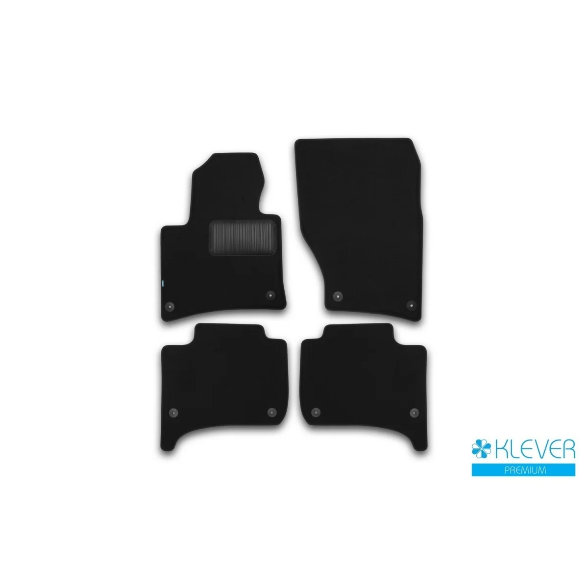 Коврики в салон klever premium volkswagen touareg 2010-, внед., 4
