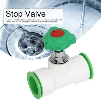 

32mm 1.2MPa PPPR Plastic Quick Connect Valve Manual Flush Valve Water Stop Valve Bathroom Kitchen Water Pipe Fitting