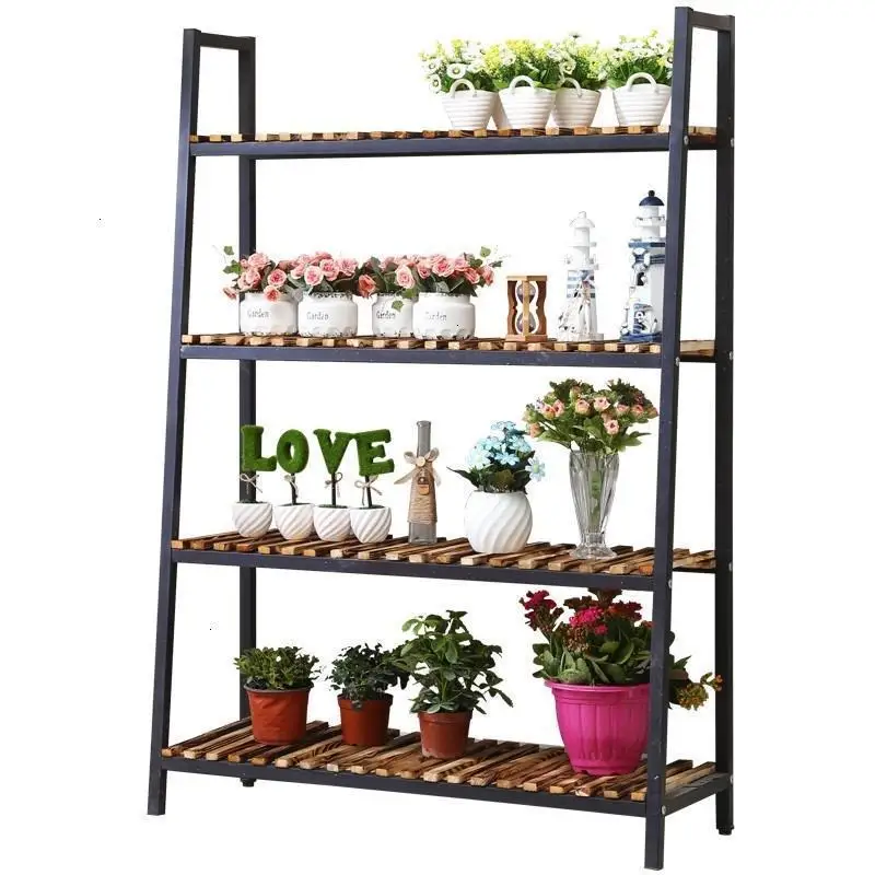Настольная полка для растений Madera Piante Estanteria Para Plantas Pot Saksi Standi Balcony Stojak Na Kwiaty|Полки