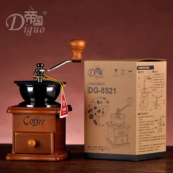 

Retro hand crank coffee bean grinder Manual coffee powder grinder Household coffee machine grinder