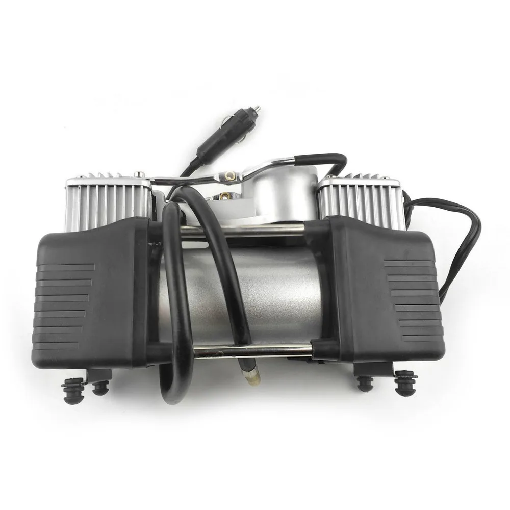 12V 150PSI Портативный аварийного сверхмощный 2 цилиндра автомобильный воздушный компрессор шин насос Универсальный для автомобилей грузовых велосипедов