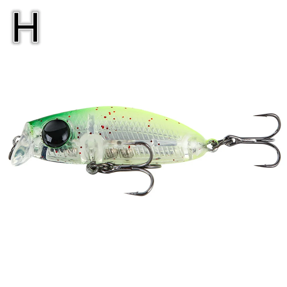  1pcs The New Trolling fishing vibration Swim Mini hard bait 4cm/2.5g Artificial plastic crank bait 