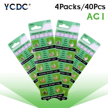 

40x AG1 364 LR621 164 531 SR60 SR621SW 1.55V Alkaline Watch Coin Cell Battery 40Pcs AG1 LR621 364 SR621 164 V364 TR621SW