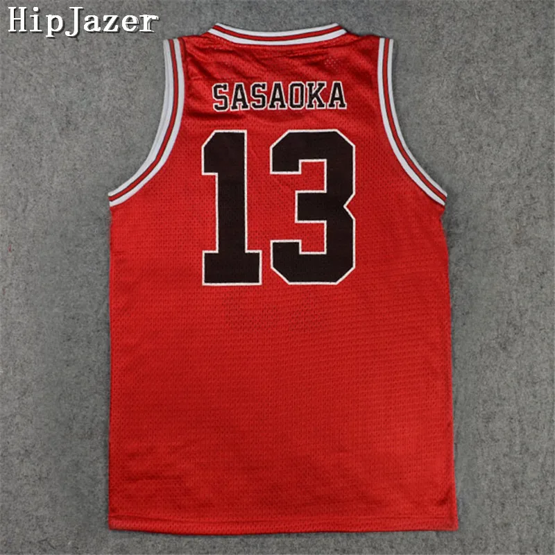thumbnail image 1 of HipJazer 7#AKAGI Shohoku 6#YASUDA 8# SHIOZAKI 9#KAKUTA 13#SASAOKA 15#KUWATE Camiseta de baloncesto Camisetas deportivas de baloncesto, 1 of 5