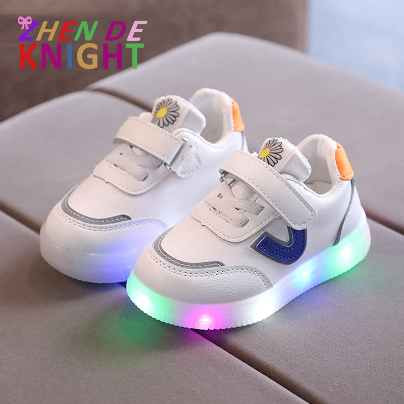 Size 21-30 Baby Led Shoes With Light Up Sole Children Luminous Sneakers For Girls Glowing Toddler Shoes Boys Led Tenis Children Casual Shoes - AliExpress