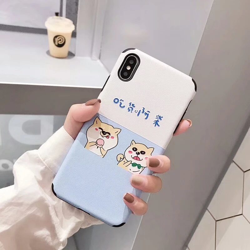 Gimfun винтажный Шелковый матовый чехол для телефона с цветочным рисунком для Iphone 11, чехол из ТПУ с мультипликационным принтом для Iphone 7 11 Pro Xr X Max 6 8 Plus, мягкий чехол - Цвет: blue1