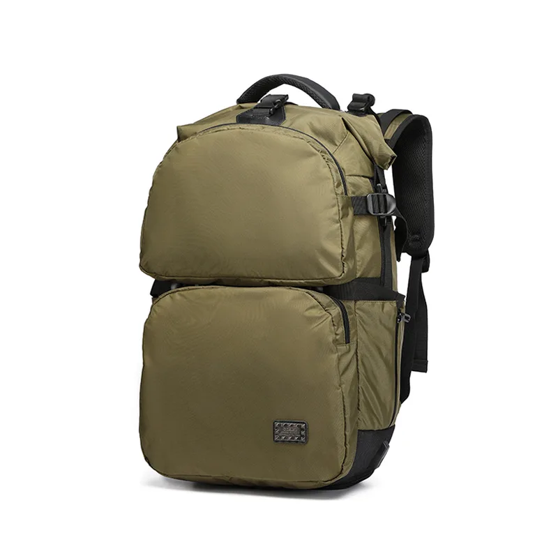 DIENQI черный расширяемый рюкзак большой емкости рюкзак дорожные сумки Mochilas лучшее качество 1" рюкзак для ноутбука с защитой от кражи - Цвет: Green
