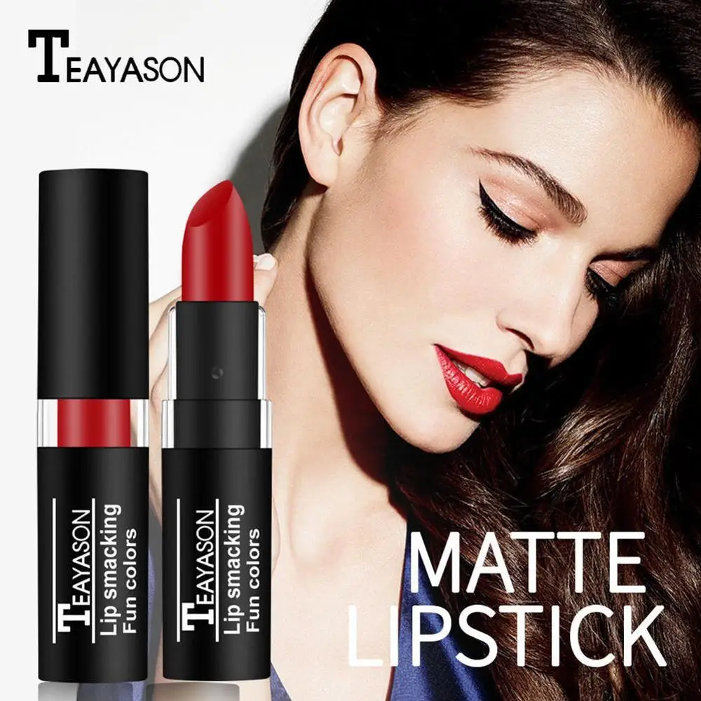 

24 Hours Long Lasting Highly Saturated Lipstick Waterproof Velvet Matt lipstick Lip Liner Makeup Gift