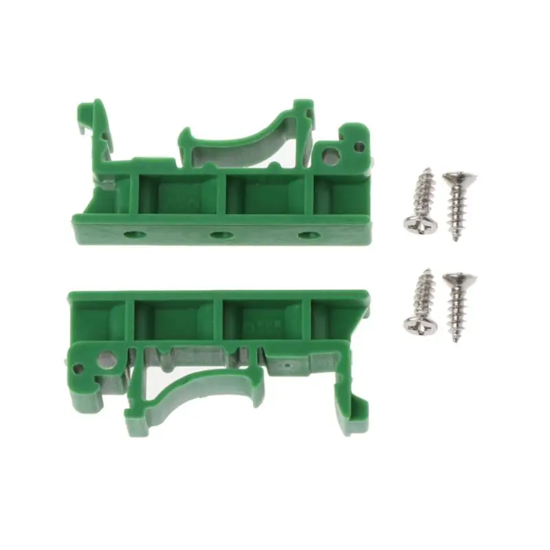 

PCB DIN Rail Mounting Adapter Circuit Board Mounting Bracket Holder Carrier Clip