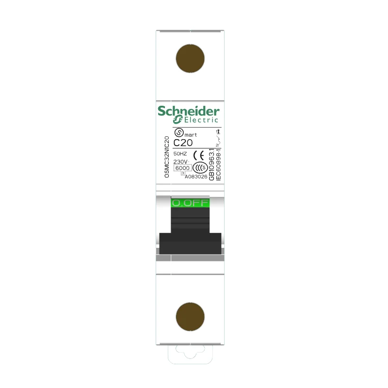 

Type D 1P 1A 2A 3A 4A 6A Miniature Circuit Breaker Electrical Air Switch Osmart-K Illumination type 230VAC 4.5KA