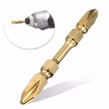 

High Cost Performance 65mm PH2 Anti Slip Electric Screwdriver Bit Magnetic chrome vanadium steel Double Head Screwdriver Bit