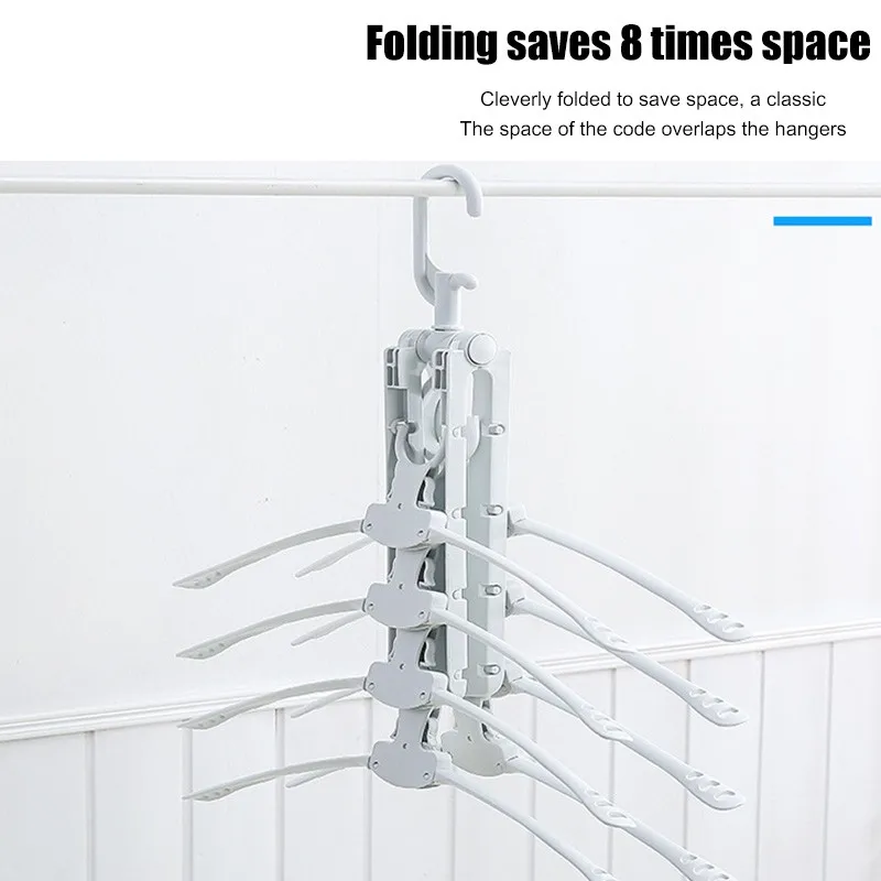 

Multi-function Cloth Storage Rack Folding Cloth Drying Rack Clothes Rotating Organizer Cloth Hanger