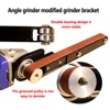 200RMP Angle Grinder Modified Sand Belt Grinding Machine Woodworking Sand Belt Modification Tool for 100 115 125 Angle Grinder 2