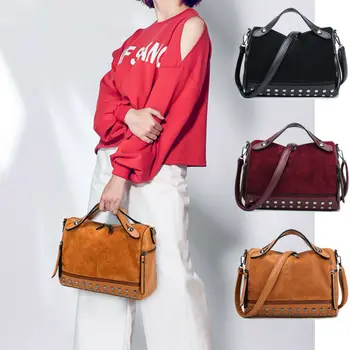 

Women Fashion Shoulder Bags New Solid Color Zipper Tote Large Capacity Handbag Office Ladies Traveling PU Leather Messenger Bag