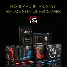 

BORDER REPLACENENT LINE ENGRAVER 0.1~0.6 Seven blades including rust preventive oil and handle
