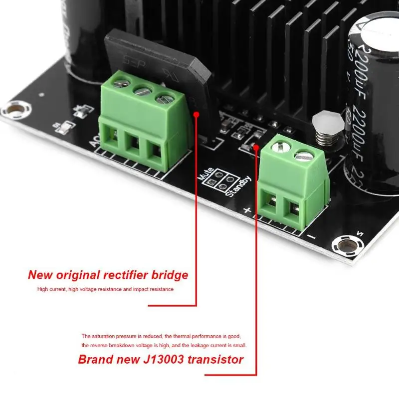 High Power TDA8954TH HW 717 Digital Amplifier Board 420W Mono Channel Digital Core BTL Mode Fever Class
