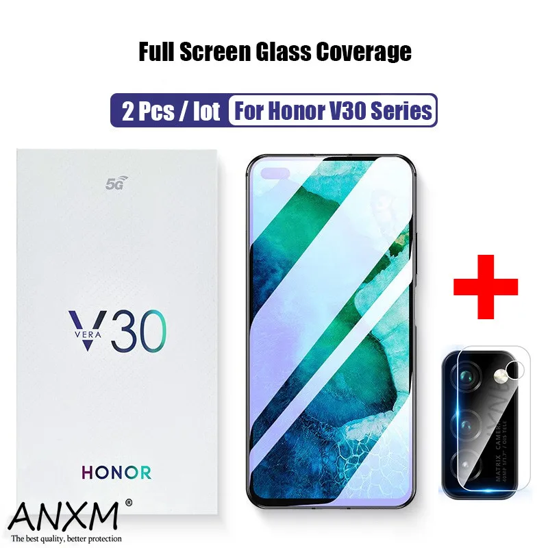 Privacy Tempered Glass For Huawei Honor V30 30 Pro Lite Cover Screen Protective Anti blue-ray For Honor V30 View 30 Pro Glass