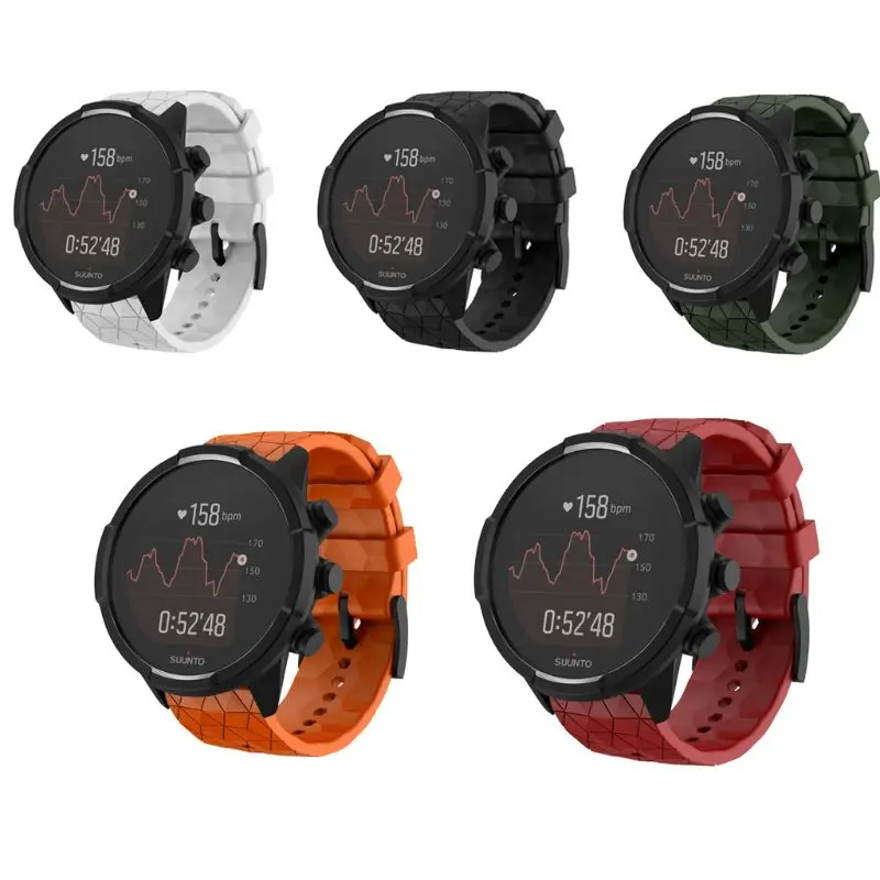 

Silicone Watchband Quick Release Wrist Watch Strap for Suunto 9 Baro/9 Bracelet for smart watch