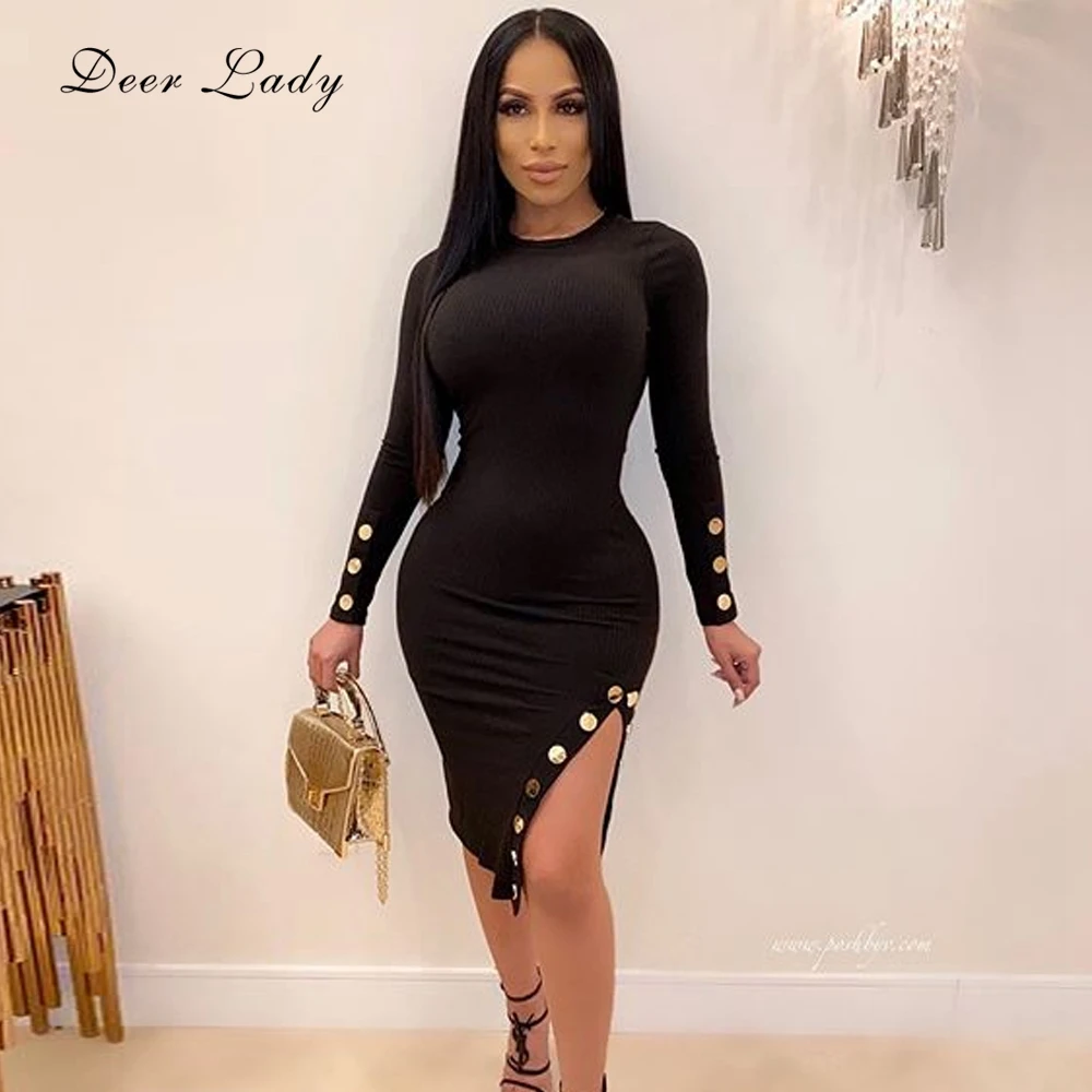 Олень леди Vestidos Повязки 2019 Зимние черные сапоги с длинным рукавом сексуальное