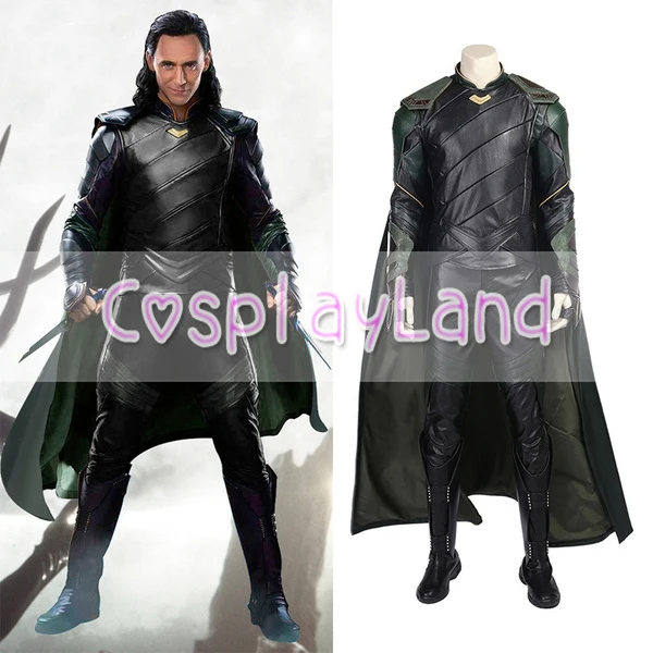 Thor Ragnarok Loki костюм для косплея взрослые костюмы на Хэллоуин супергероя Тора Локи с
