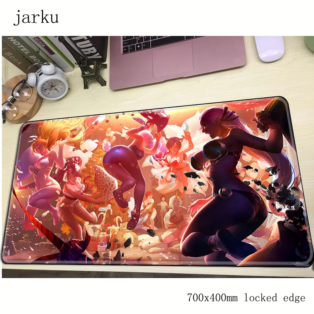 Jinx геймерский коврик для мыши 700x400X3 мм игровой коврик для мыши большой эстетический ноутбук аксессуары для ПК ноутбук padmouse эргономичный коврик