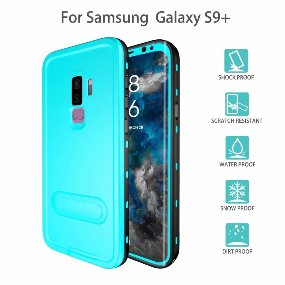Для samsung S9 плюс Чехол Red Pepper точка Стиль IP68 Водонепроницаемый для подводного плавания Чехол-Броня из ПК+ ТПУ Обложка для Galaxy S8 Plus