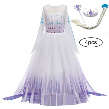 

Christmas Girls Dress For Girls Wedding Party Dress Kids Dresses Girl Halloween Carnival Costume Cosplay Elsa 2 Princess Dress