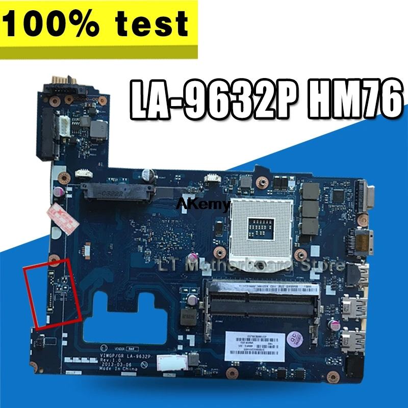 

VIWGP/GR LA-9632P laptop motherboard for Lenovo G500 motherboard la-9632p motherboard HM76 DDR3 Test motherboard