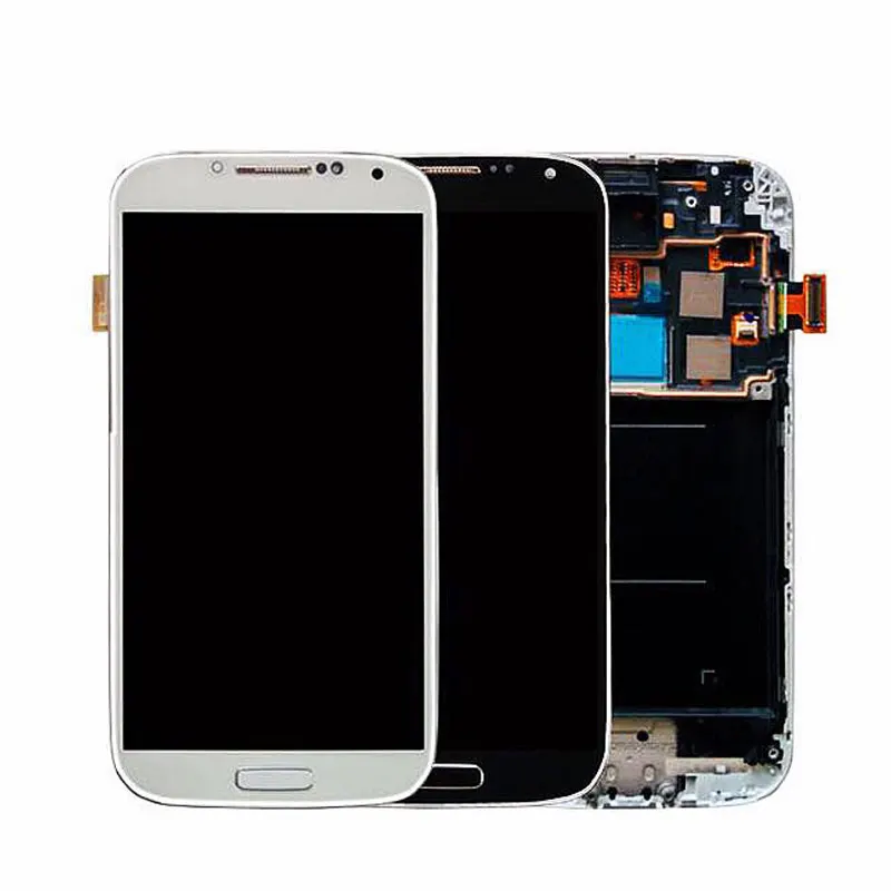 

LCD Display For Samsung Galaxy S4 GT-I9505 I9500 I9505 i337 Touch Screen Assembly White with Frame Adjustable Brightness