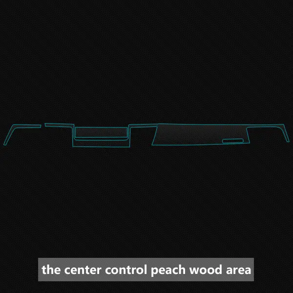 peach wood area Для Audi A8 A8L 2012- центральная консоль управления, панель переключения передач, Автомобильный интерьер, невидимый бюстгальтер, защитная пленка, автомобильная наклейка - Название цвета: peach wood area