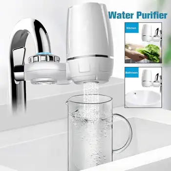 

Tap Water Purifier 7 Layer Water Filter Replacement Kitchen Faucet Washable Ceramic Percolator Filtro Rust Bacteria Removal