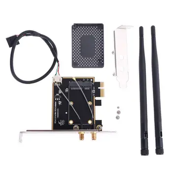 

Wifi Adapter PCI-E 1X To Mini Pci Express Wifi Raiser PCI-E 1X adapter Wireless Support Bluetooth function Mini Pcie